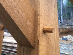 Mortise and Tenon Timber Frame Joint